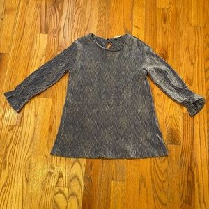 Zara Blue Tunic Shirt/Dress - size 7